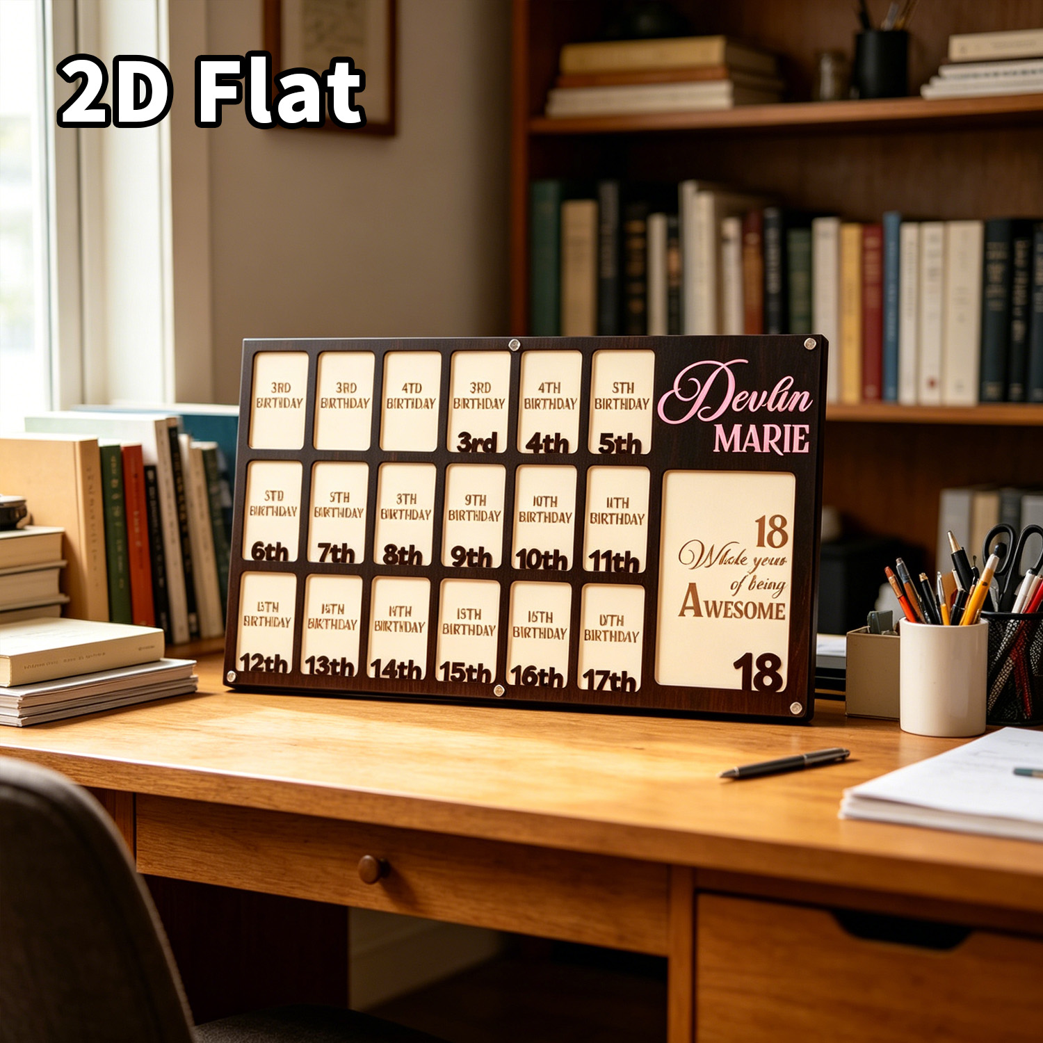 Baby Nursery In - 1Pc Custom Grade Photo Frame Wooden