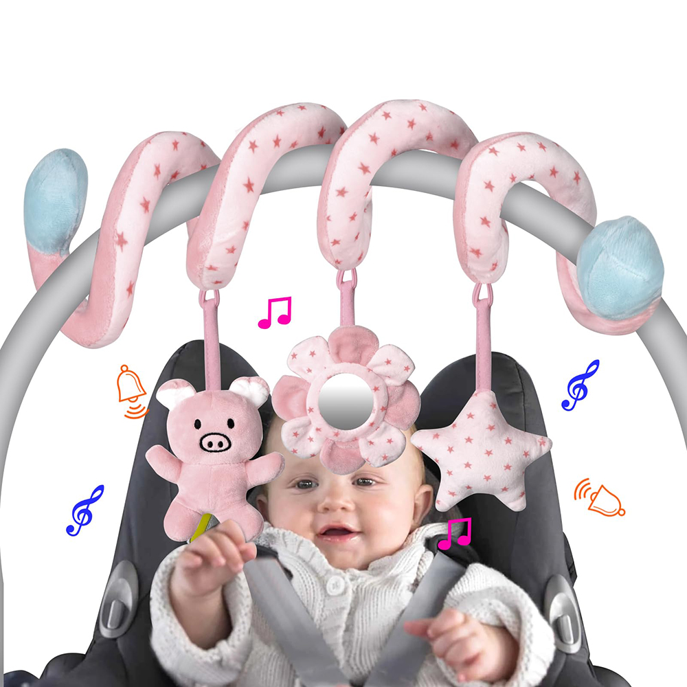 Baby Nursery Trolley - Car Seat Infant Baby Spiral Activity