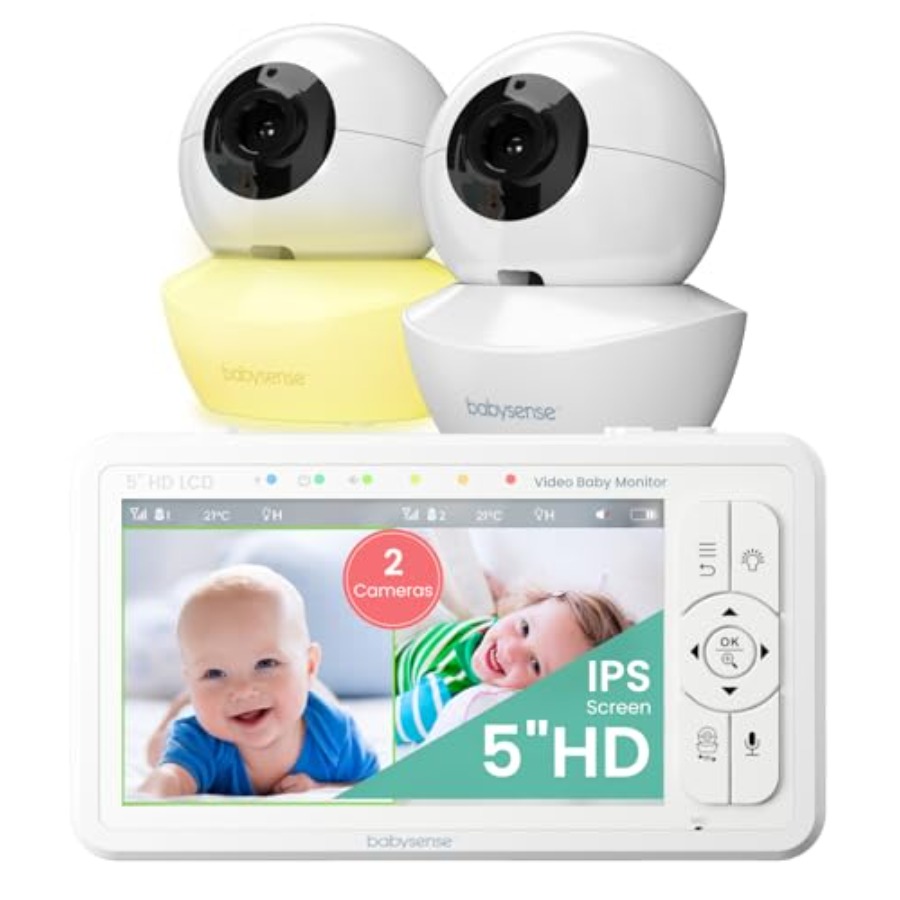 Baby Monitor Split Screen - Baby monitor for nursery use, HD