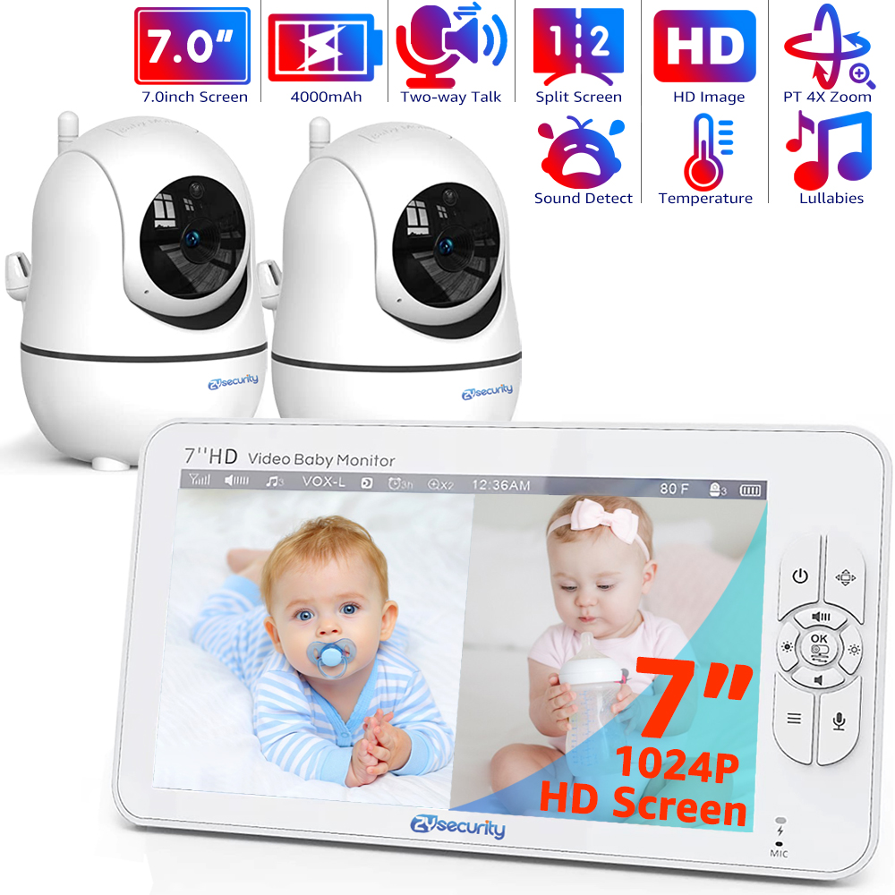 7.0 inch Video Baby Monitor HD - Baby Monitor Split Screen review and price