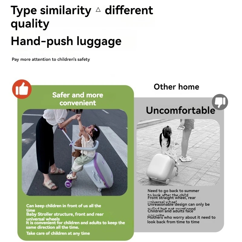 Children's Luggage Case Can Ri - Baby Nursery Trolley review and price