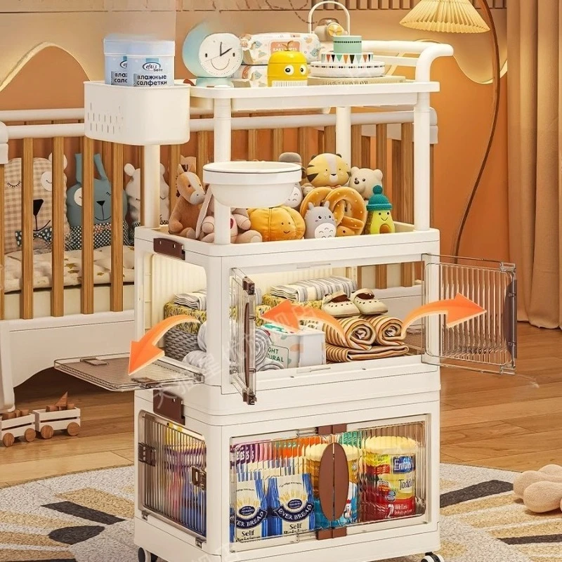Multi-layer Baby Supplies Stor - Baby Nursery Cart review and price