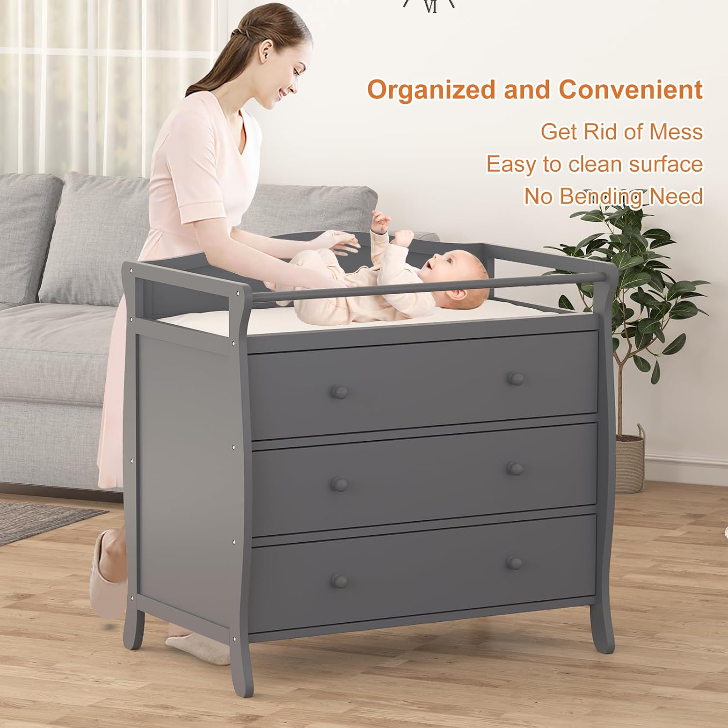 3 Drawers Baby Changing Table  - Baby Nursery Table review and price