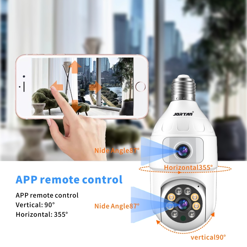4MP Bulb E27 Dual Lens 360 Ind - Baby Monitor Split Screen review and price