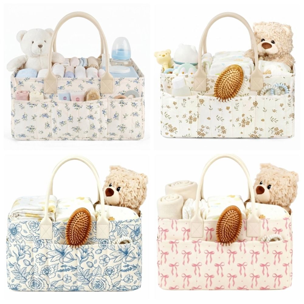 Floral Baby Diaper Caddy Organ - Baby Nursery Essentials review and price