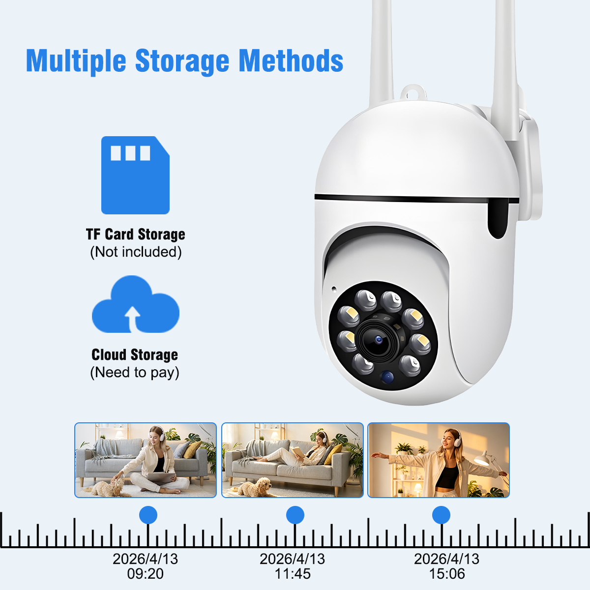 8MP Wireless network outdoor c - Baby Monitor Split Screen review and price