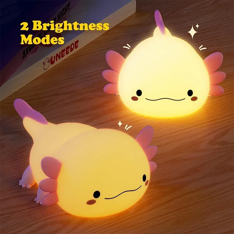 Cute Axolotl Night Light Silic - Baby Nursery Table review and price