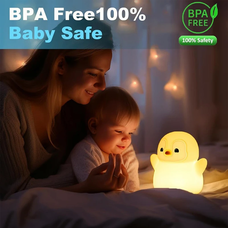 NEW Penguin Night Light Silico - Baby Nursery Table review and price