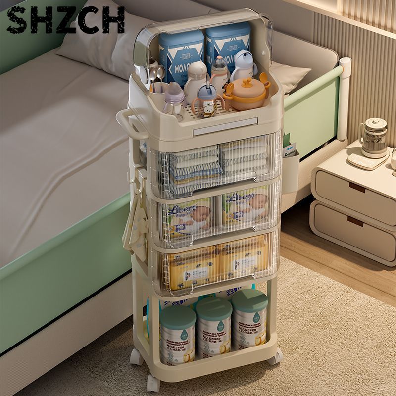 Multi-layer Rolling Baby Cart  - Baby Nursery Cart review and price