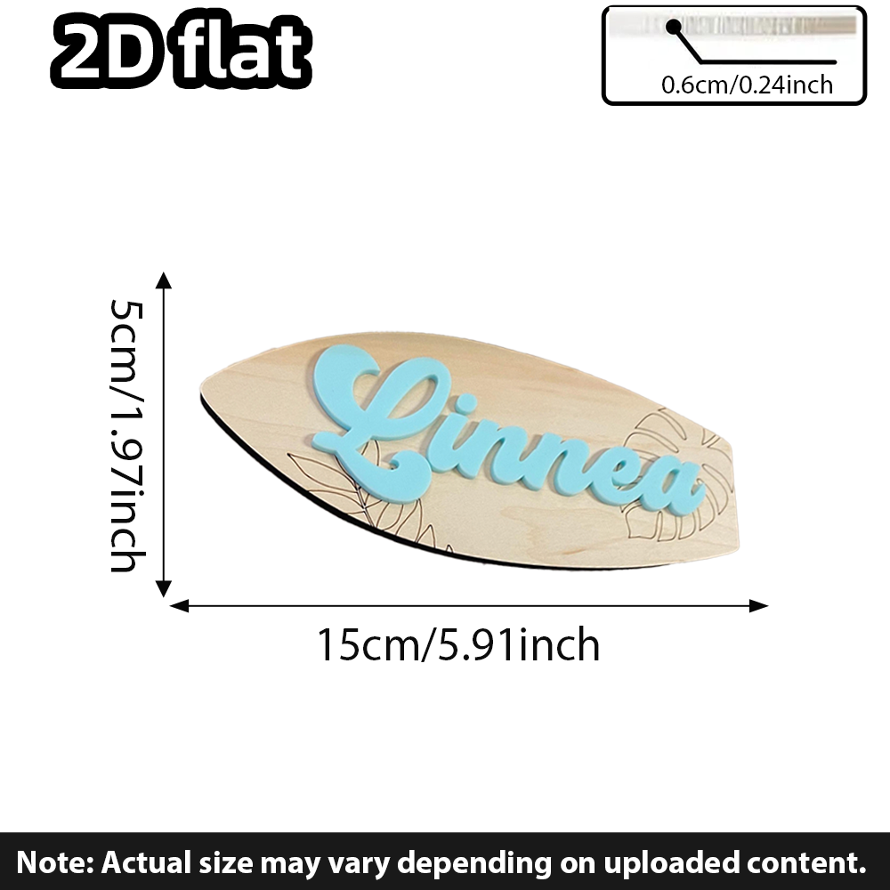 Surfboard Baby Name Signboard  - Baby Nursery Name review and price