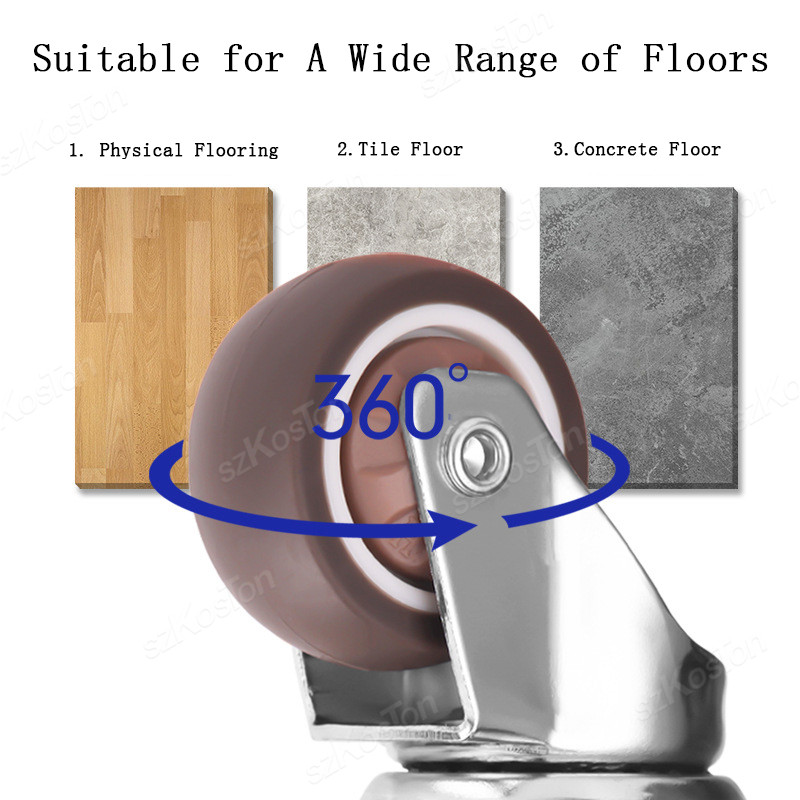 4pcs Stem Threaded Casters Off - Baby Nursery Trolley review and price
