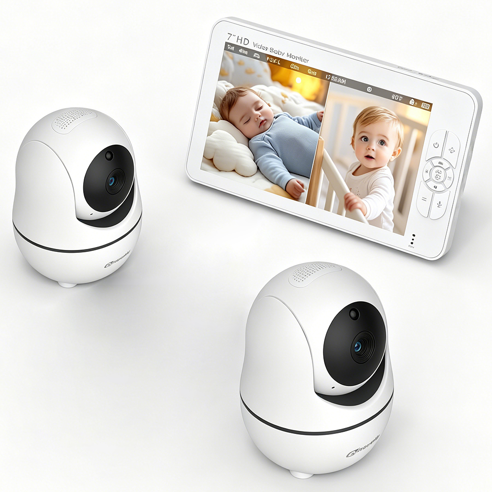 7 Inch HD Split Screen Baby Mo - Baby Monitor Split Screen review and price