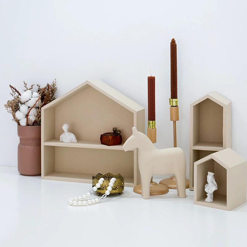 Nordic Wooden Horse Ornaments  - Baby Nursery Table review and price