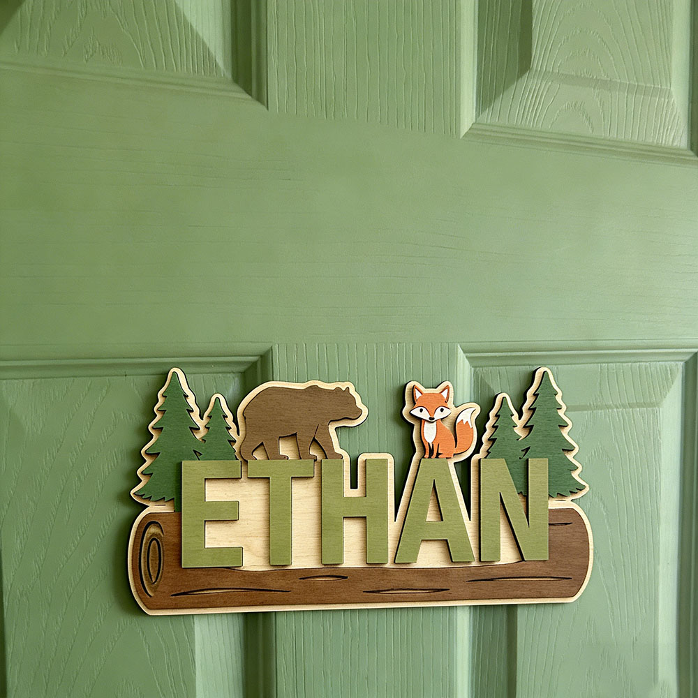 Woodland Forest Animal Persona - Baby Nursery Name review and price