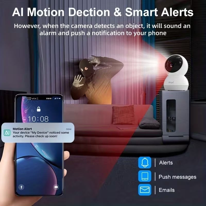 Smart WiFi Security Camera Dua - Baby Monitor Split Screen review and price