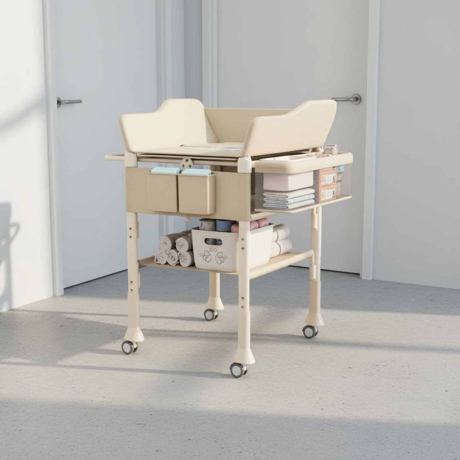 Baby Bath Changing Table Combo - Baby Nursery Table review and price
