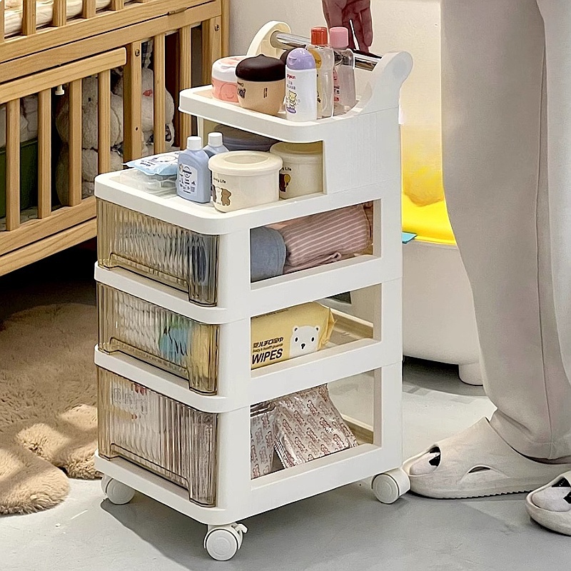 3-Tier Rolling Storage Cart Nu - Baby Nursery Cart review and price