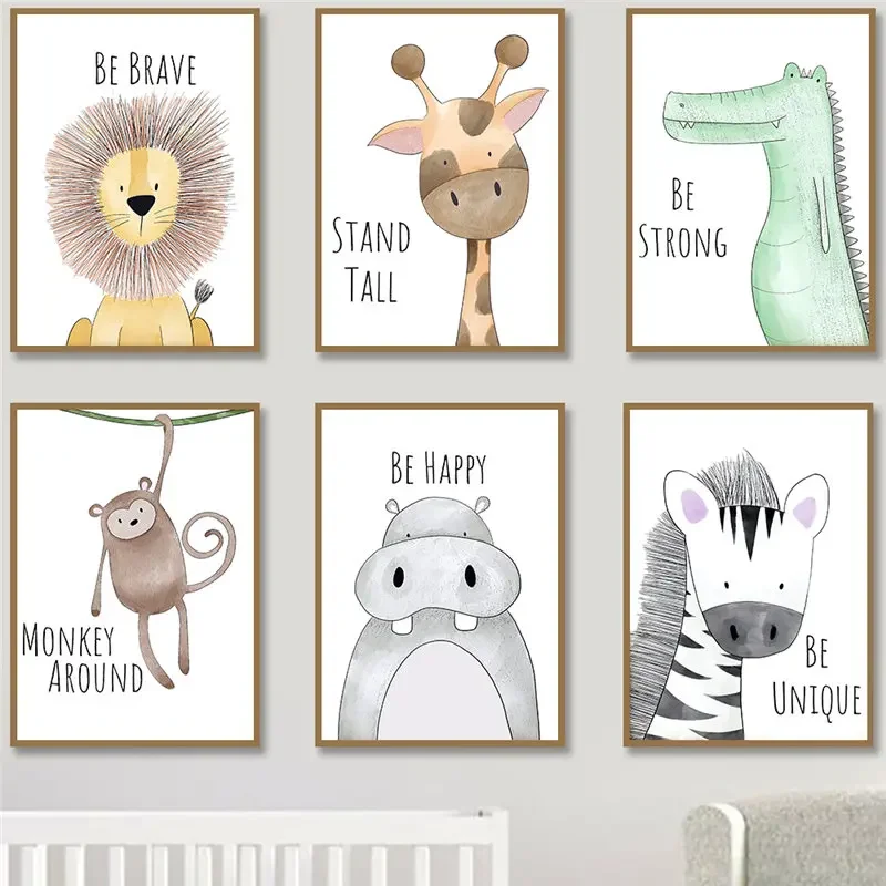 Nursery Wall Art Cute Cartoon  - Baby Nursery Quotes Wall Art review and price
