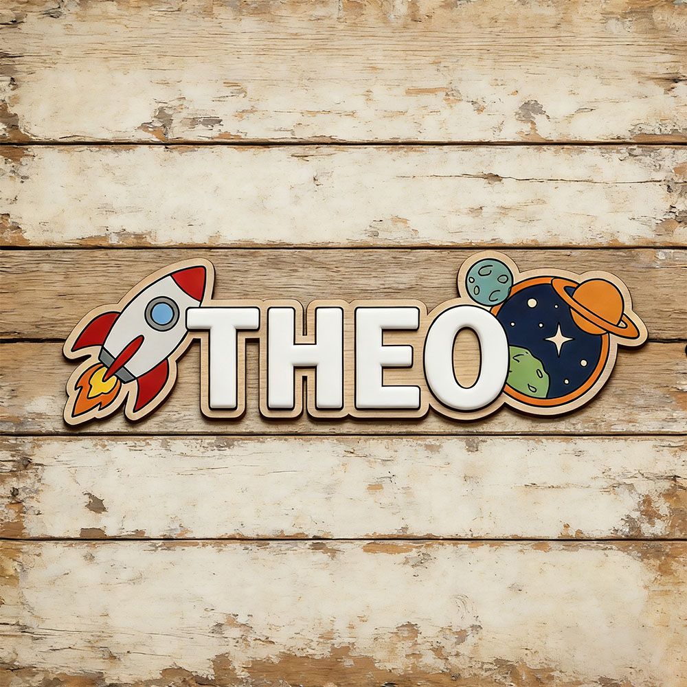 Personalized Space Rocket Name - Baby Nursery Name review and price