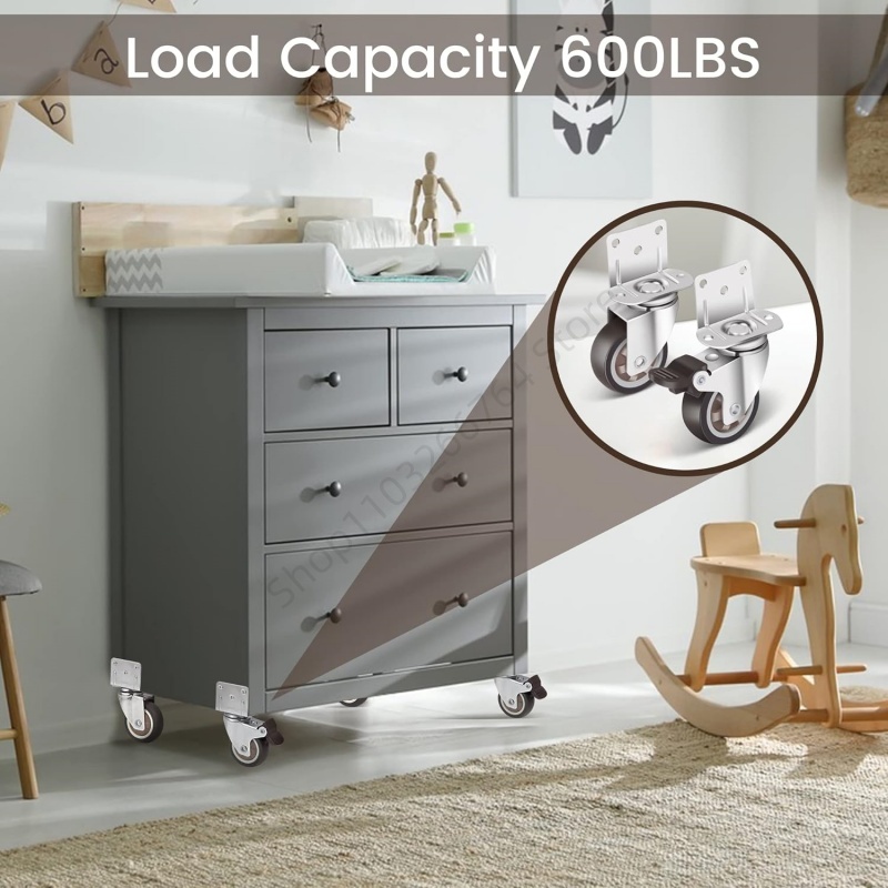 4Pcs L Type Heavy Duty Furnitu - Baby Nursery Trolley review and price