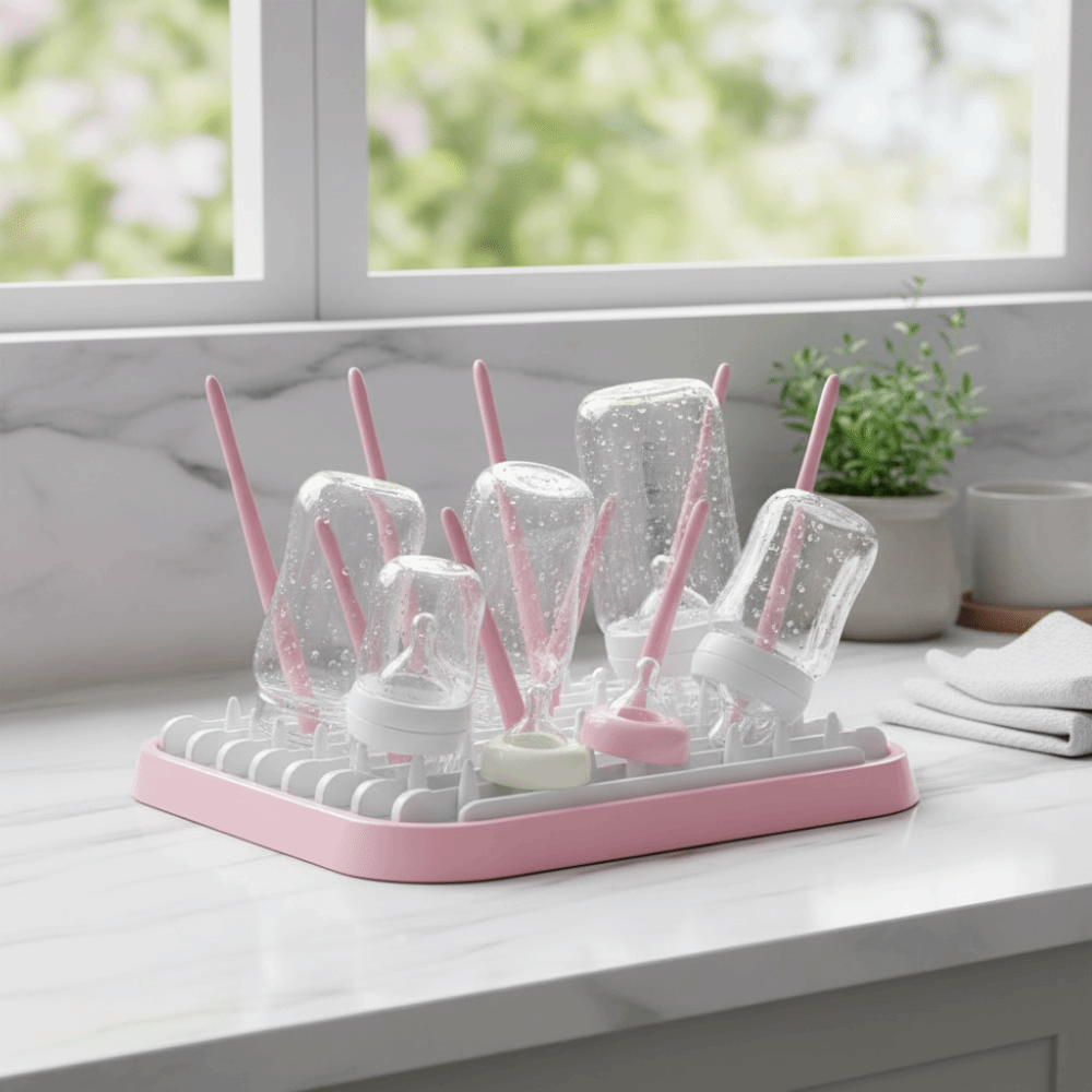 Foldable Baby Bottle Drying Ra - Baby Nursery Essentials review and price
