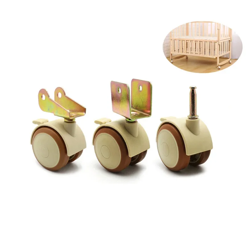 2/4Pcs 2'' Furniture Crib Swiv - Baby Nursery Trolley review and price