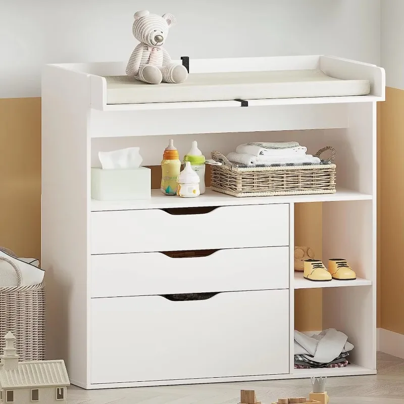 Contemporary minimalist MDF wh - Baby Nursery Table review and price