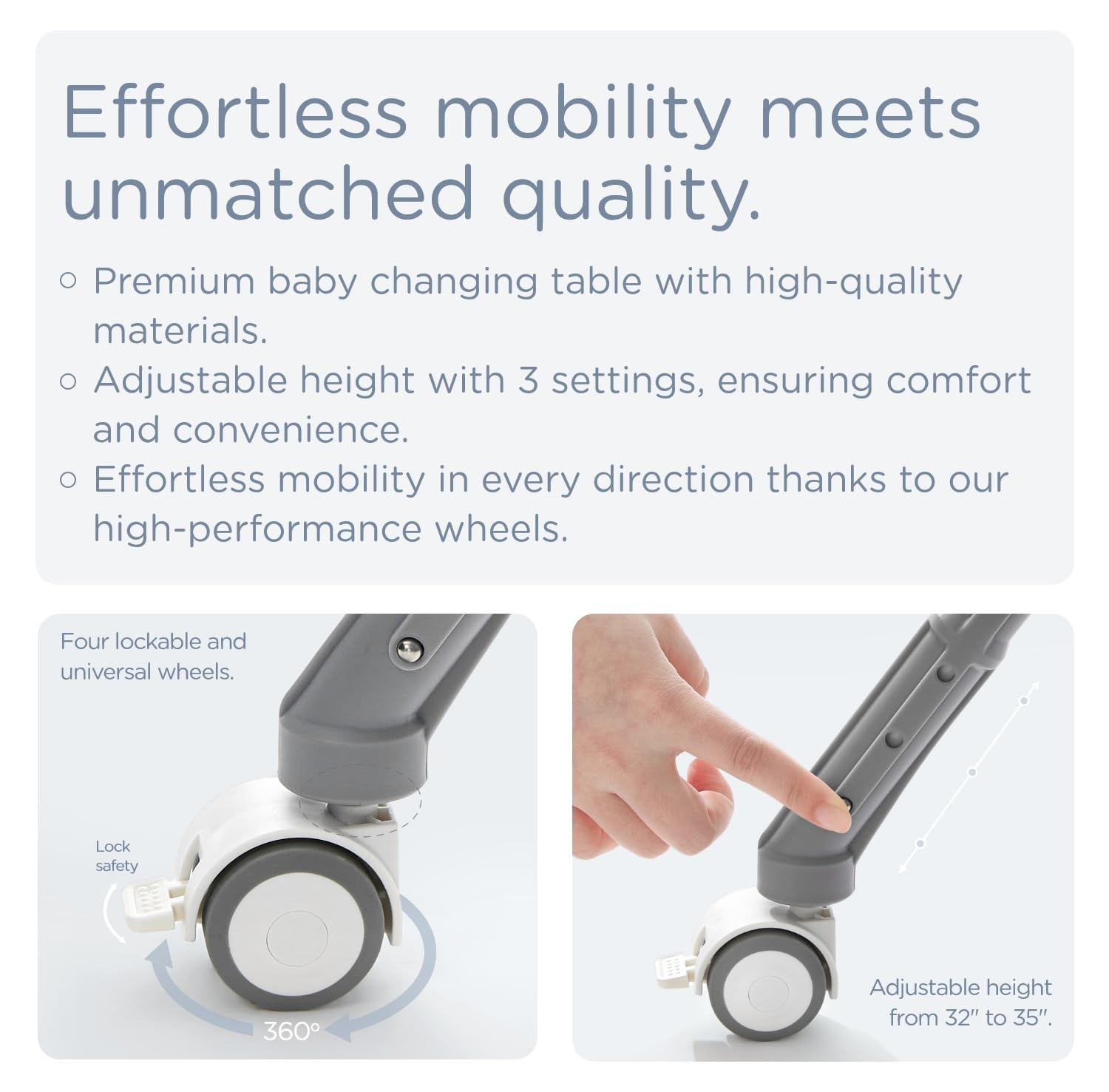 KUB Portable Baby Changing Tab - Baby Nursery Table review and price