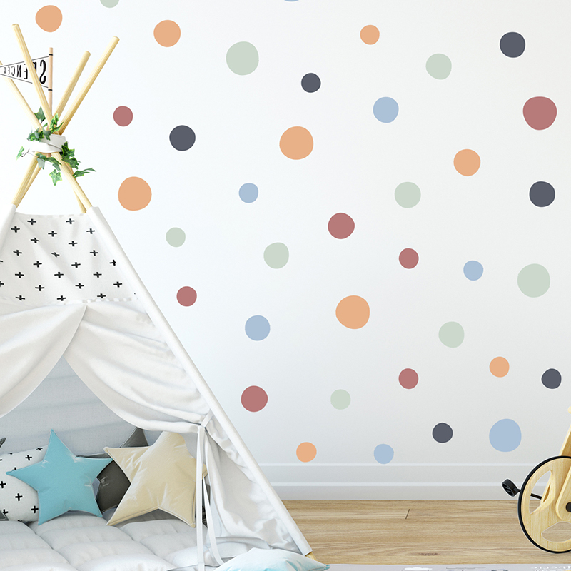 60pcs/set Polka Dots Irregular - Baby Nursery Furniture Sets review and price