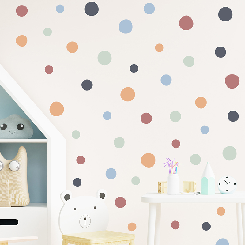 60pcs/set Polka Dots Irregular - Baby Nursery Furniture Sets review and price