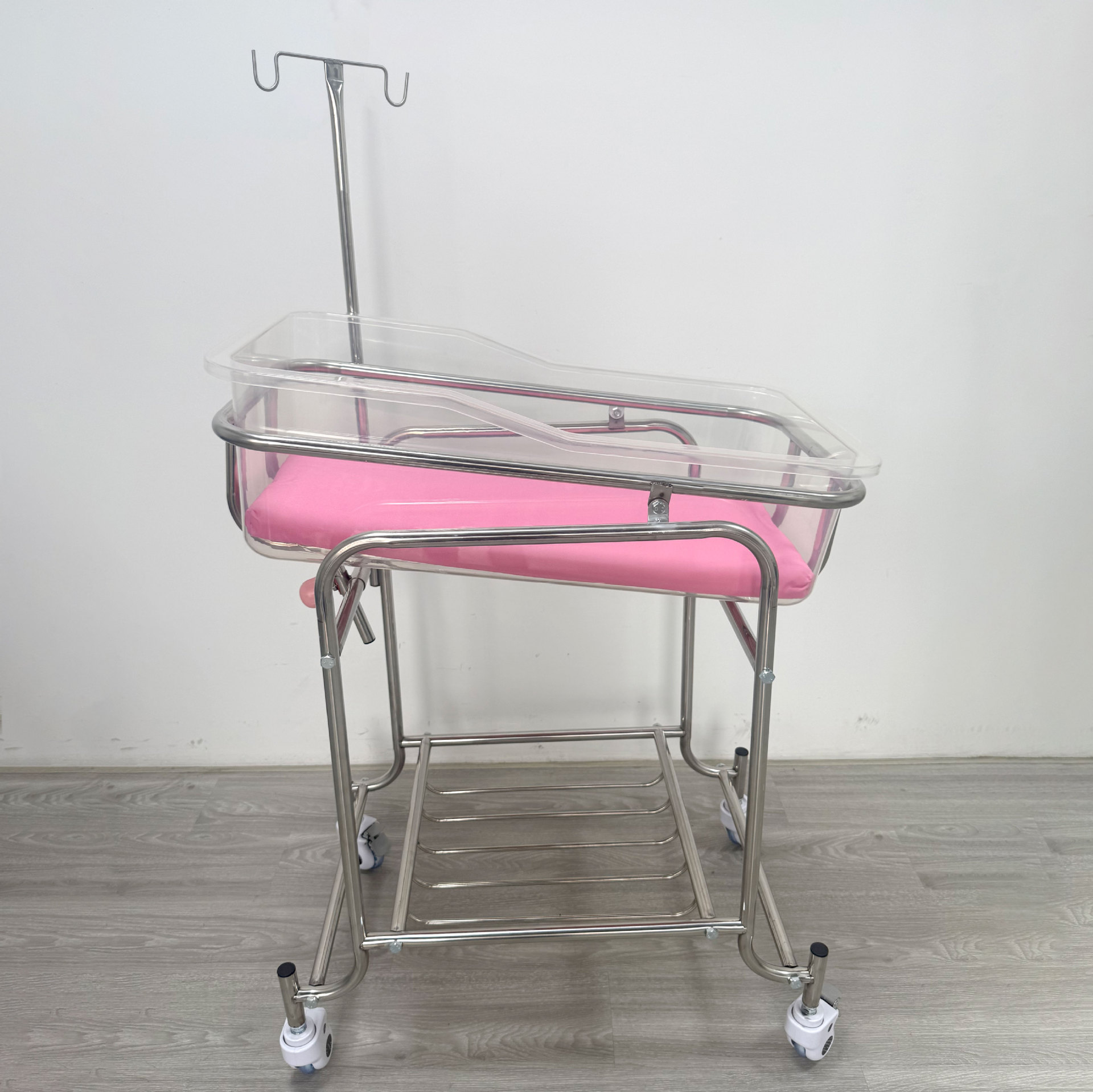 Stainless Steel Baby Bassinet  - Baby Nursery Trolley review and price