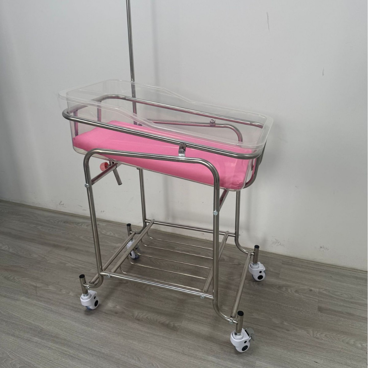 Stainless Steel Baby Bassinet  - Baby Nursery Trolley review and price