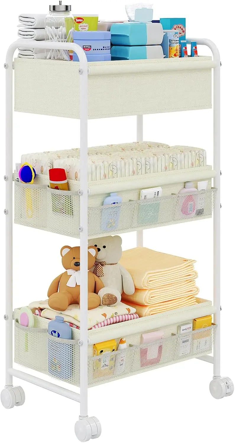 3 Tier Baby Diaper Caddy Cart  - Baby Nursery Cart review and price