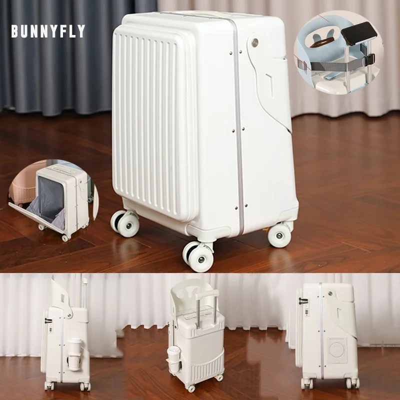 BunnyFly Kid Mom Suitcase with - Baby Nursery Trolley review and price