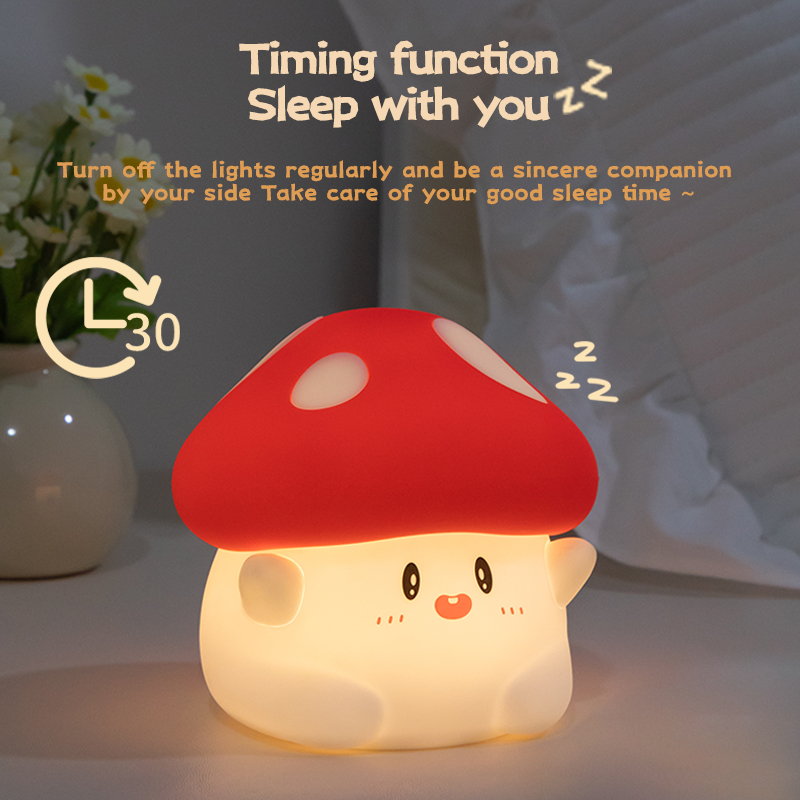 Mushroom Night Light LED Recha - Baby Nursery Table review and price