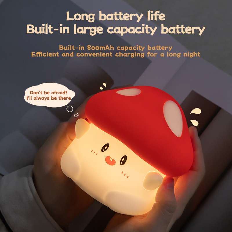 Mushroom Night Light LED Recha - Baby Nursery Table review and price