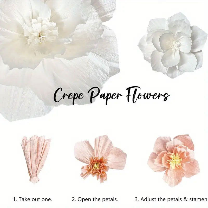 5Pcs Pink Paper Flower, Artifi - Baby Nursery Furniture Sets review and price