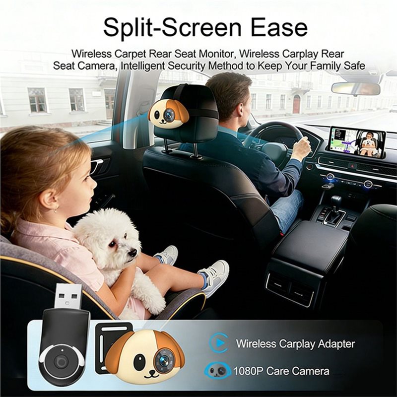 ABQB-Baby Car Camera 150° Wide - Baby Monitor Split Screen review and price