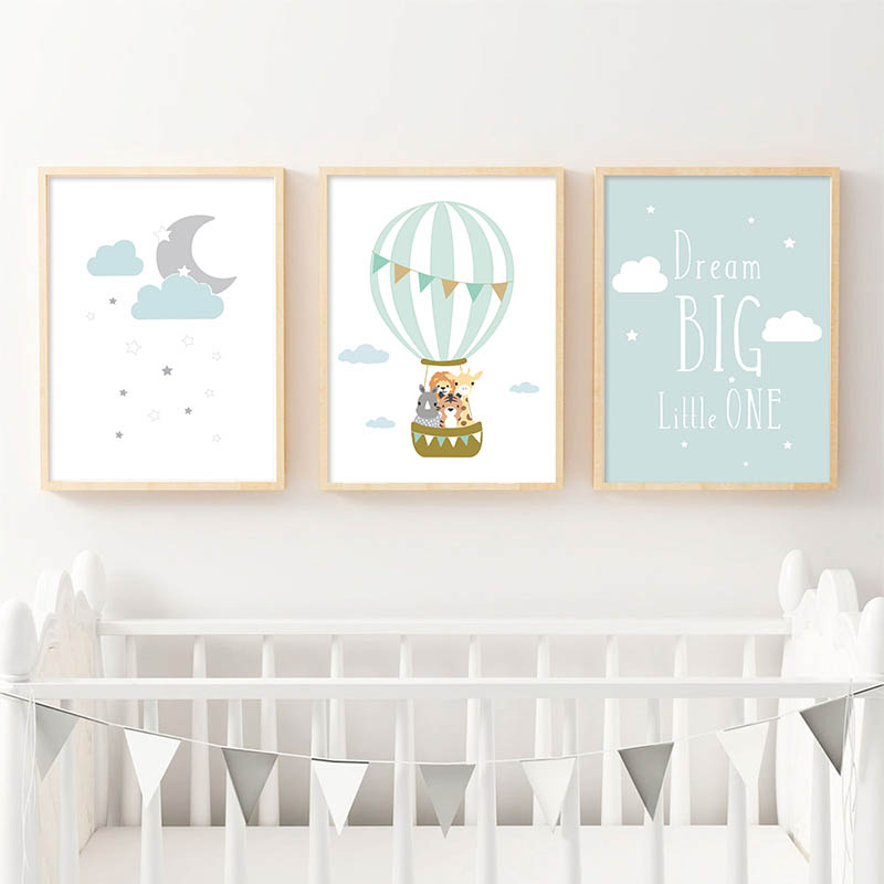 Balloon Moon Nursery Poster Wa - Baby Nursery Quotes Wall Art review and price
