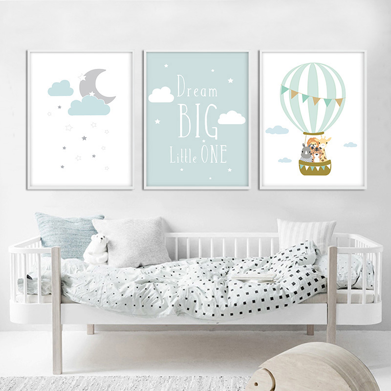 Balloon Moon Nursery Poster Wa - Baby Nursery Quotes Wall Art review and price