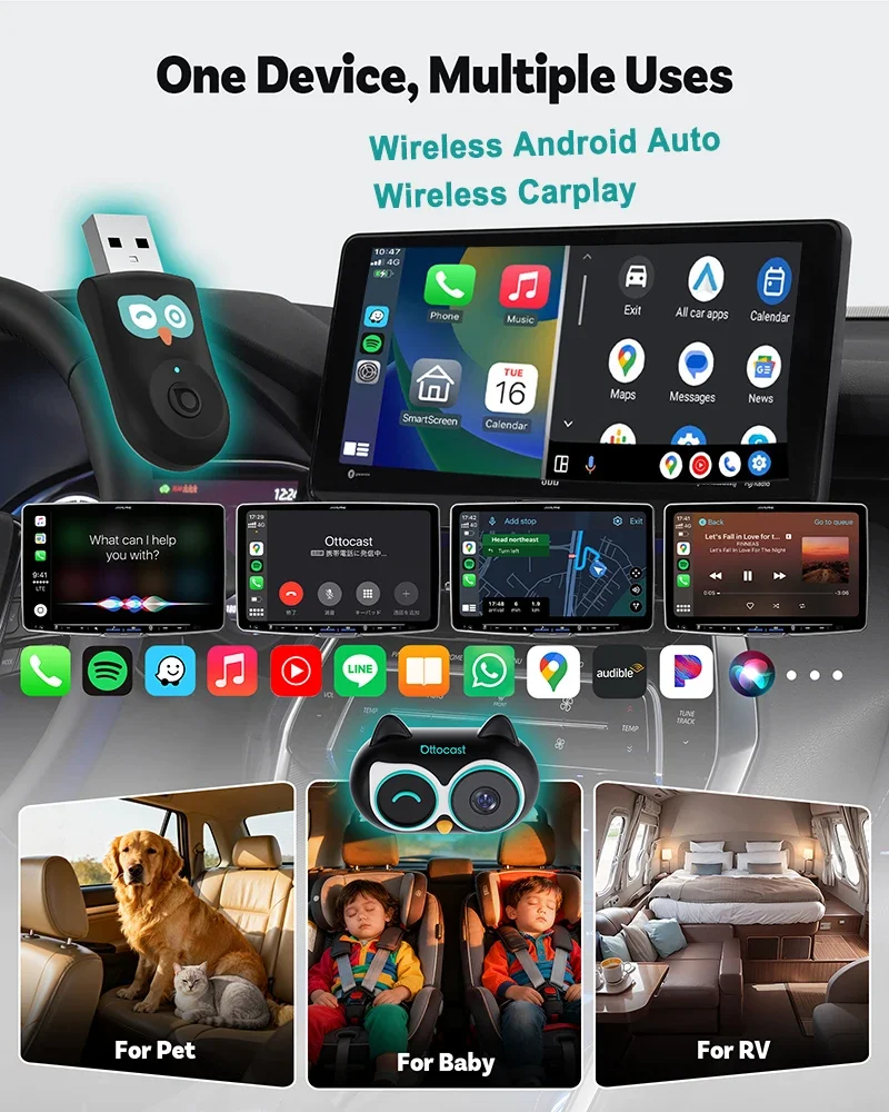 OTTOCAST Cabin Care Wireless C - Baby Monitor Split Screen review and price