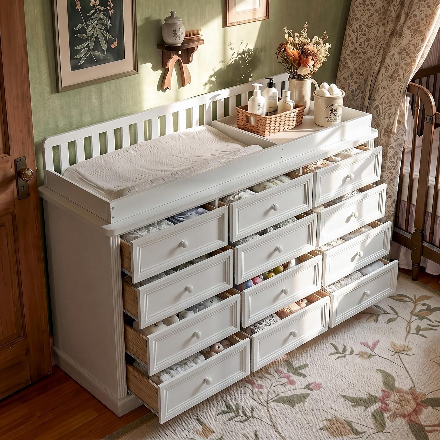Baby Changing Table Dresser, 1 - Baby Nursery Table review and price