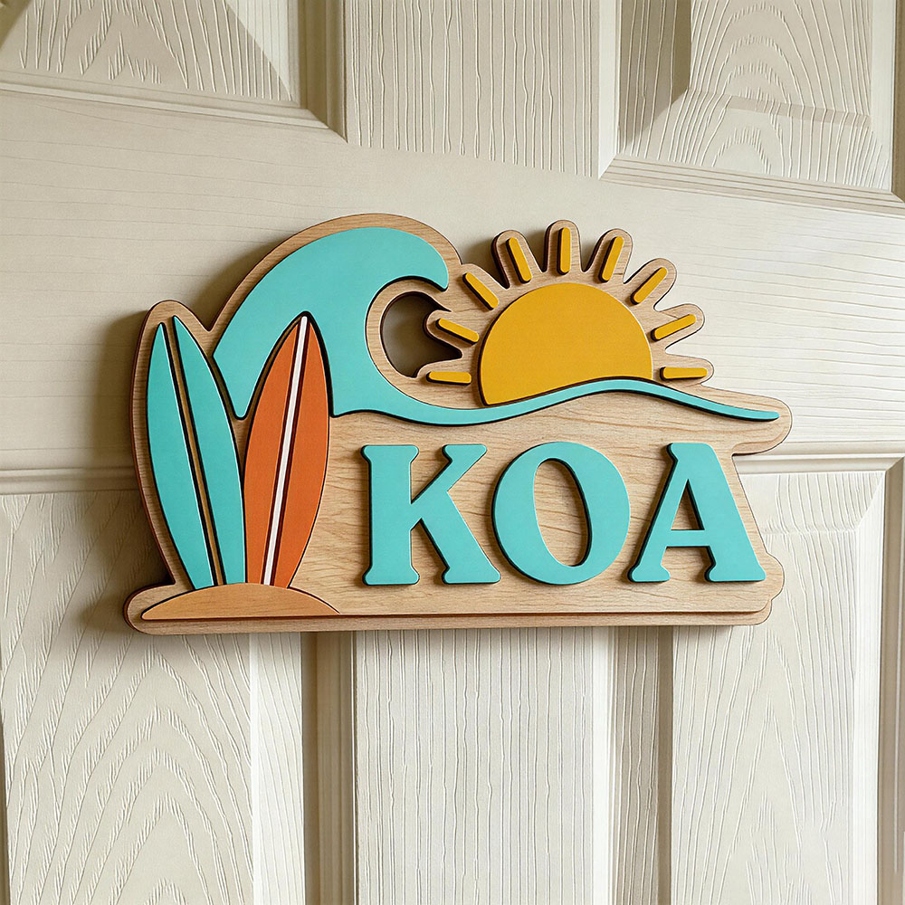 Custom Beach Wave Surfboard Su - Baby Nursery Name review and price