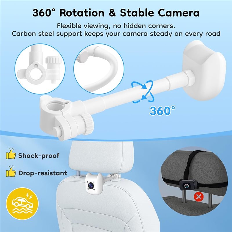 Strict For Carseat Compatible  - Baby Monitor Split Screen review and price
