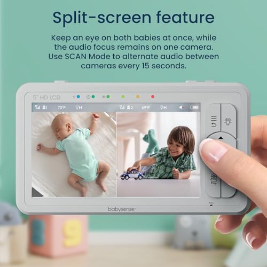 Baby monitor for nursery use,  - Baby Monitor Split Screen review and price