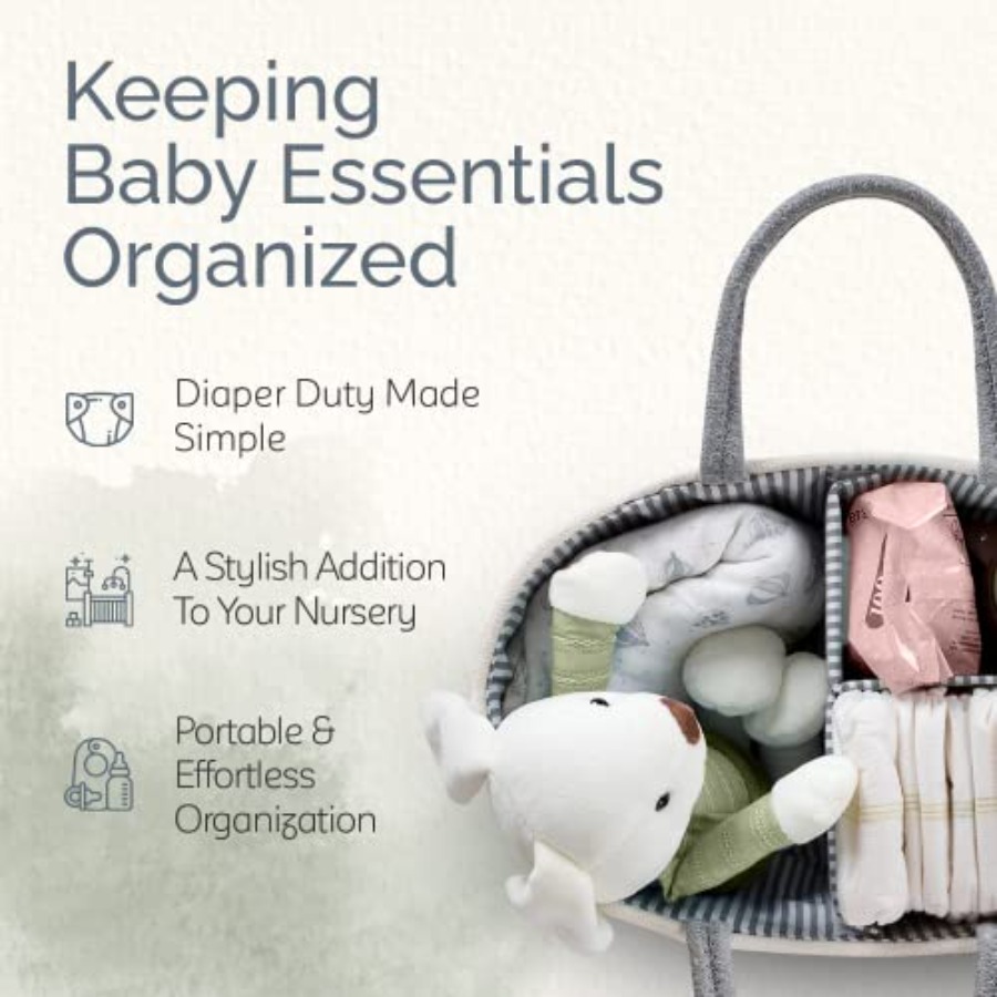 Diaper Caddy Organizer for Bab - Baby Nursery Cart review and price