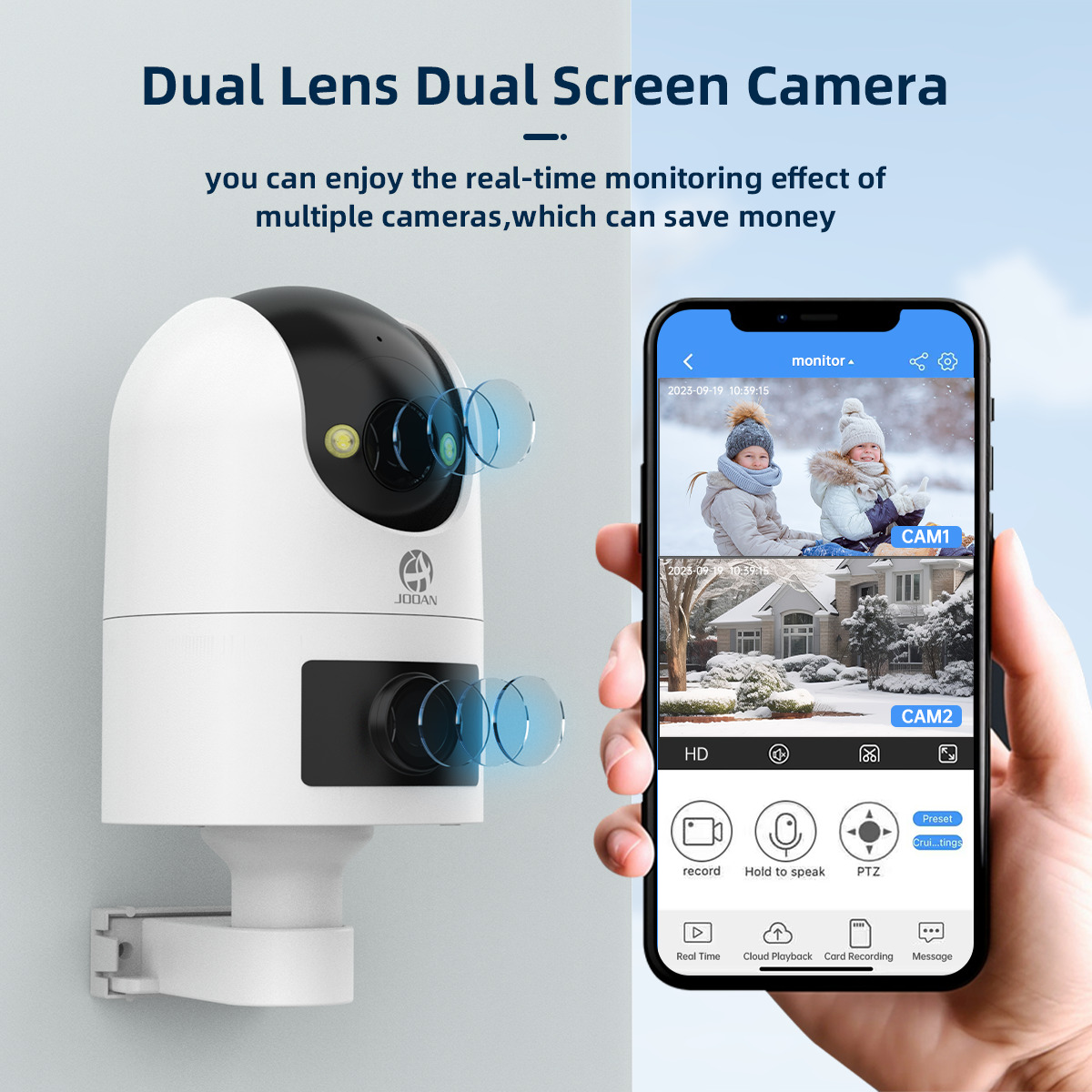 4K PTZ IP Camera Outdoor Water - Baby Monitor Split Screen review and price